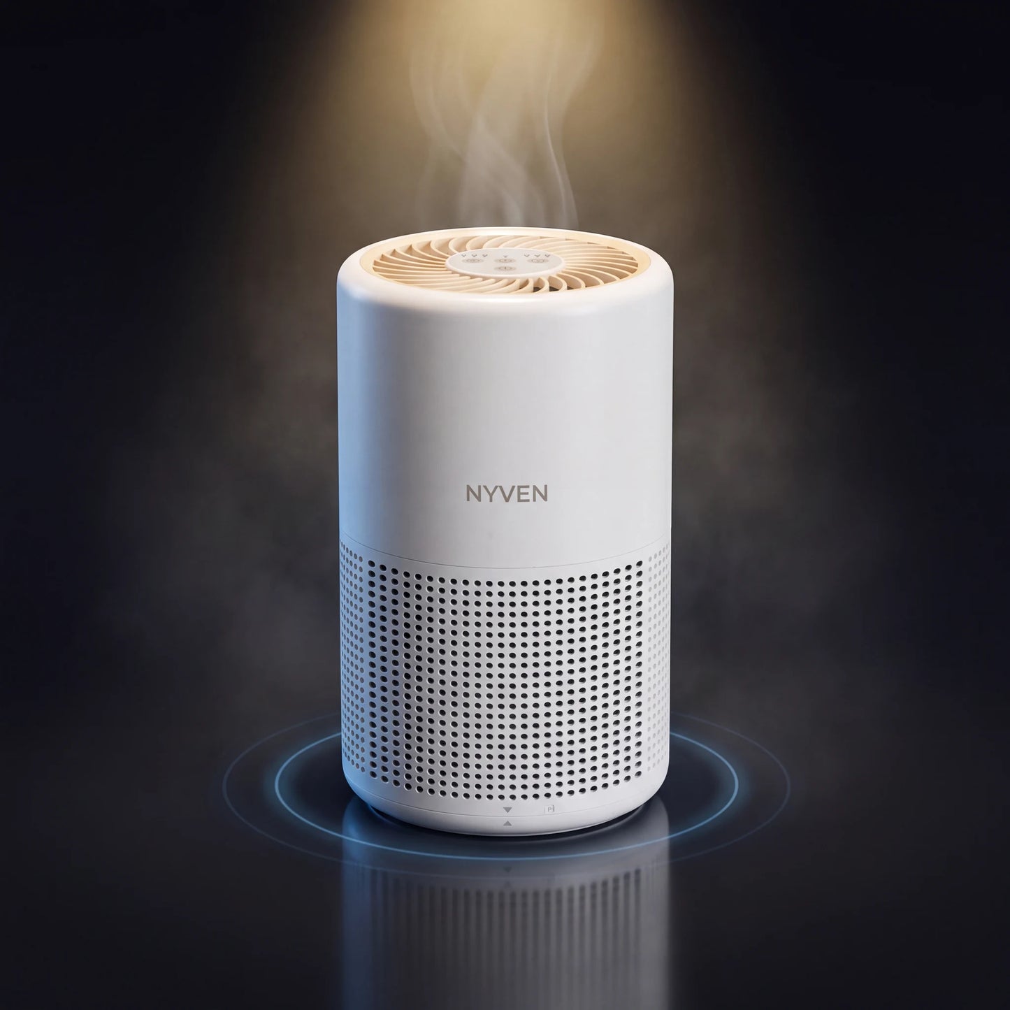 Nyven YOMA A2 Air Purifier – True HEPA 3-Stage Filtration with Night Light