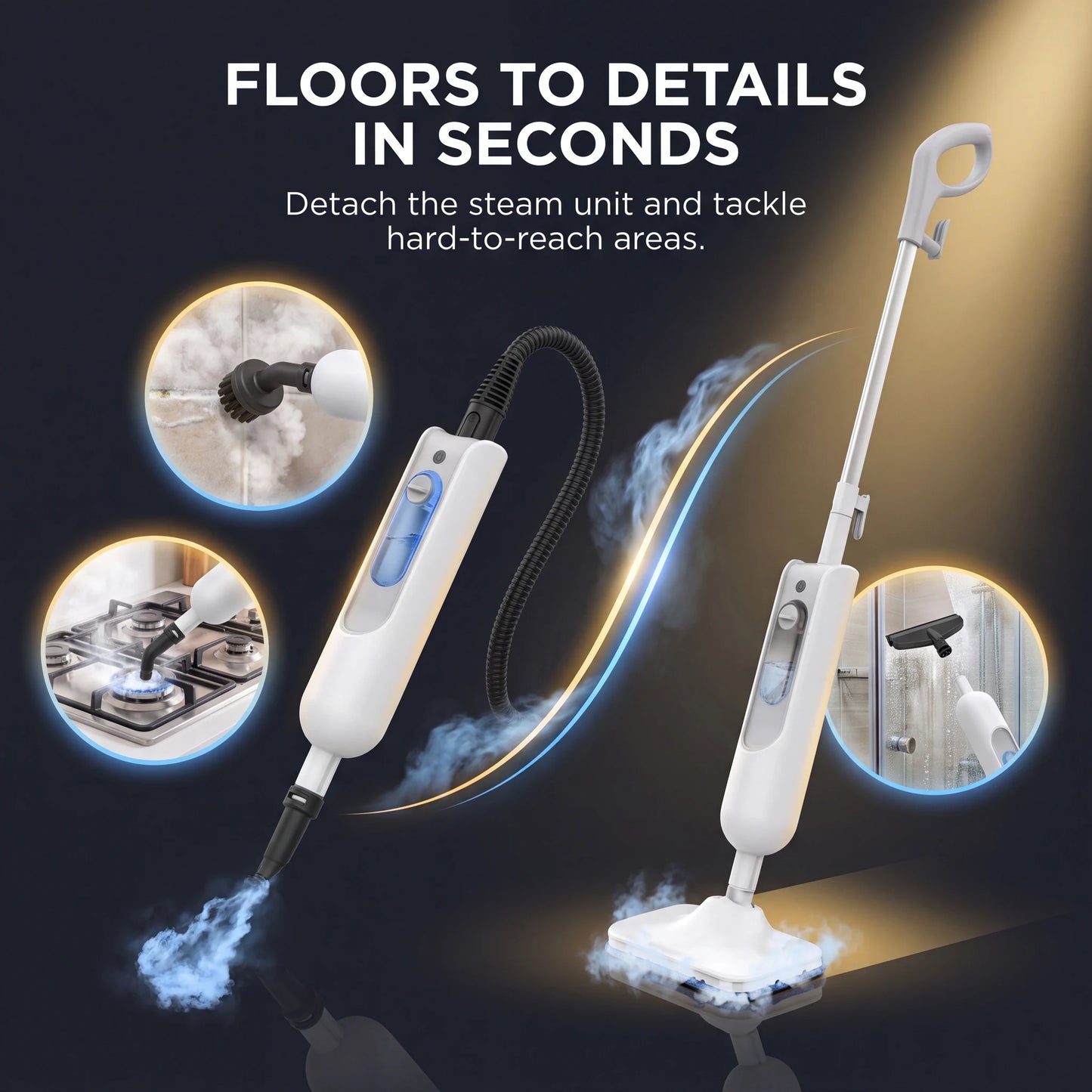 Nyven SteamScrub 6-in-1
