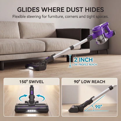 Nyven INSE S6 Series Cordless Vacuum – 35KPa Powerful Suction