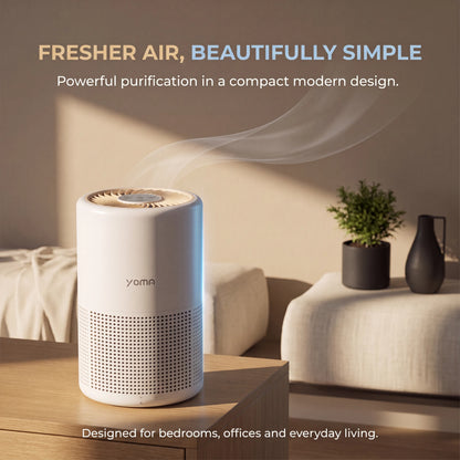 Nyven YOMA A2 Air Purifier – True HEPA 3-Stage Filtration with Night Light