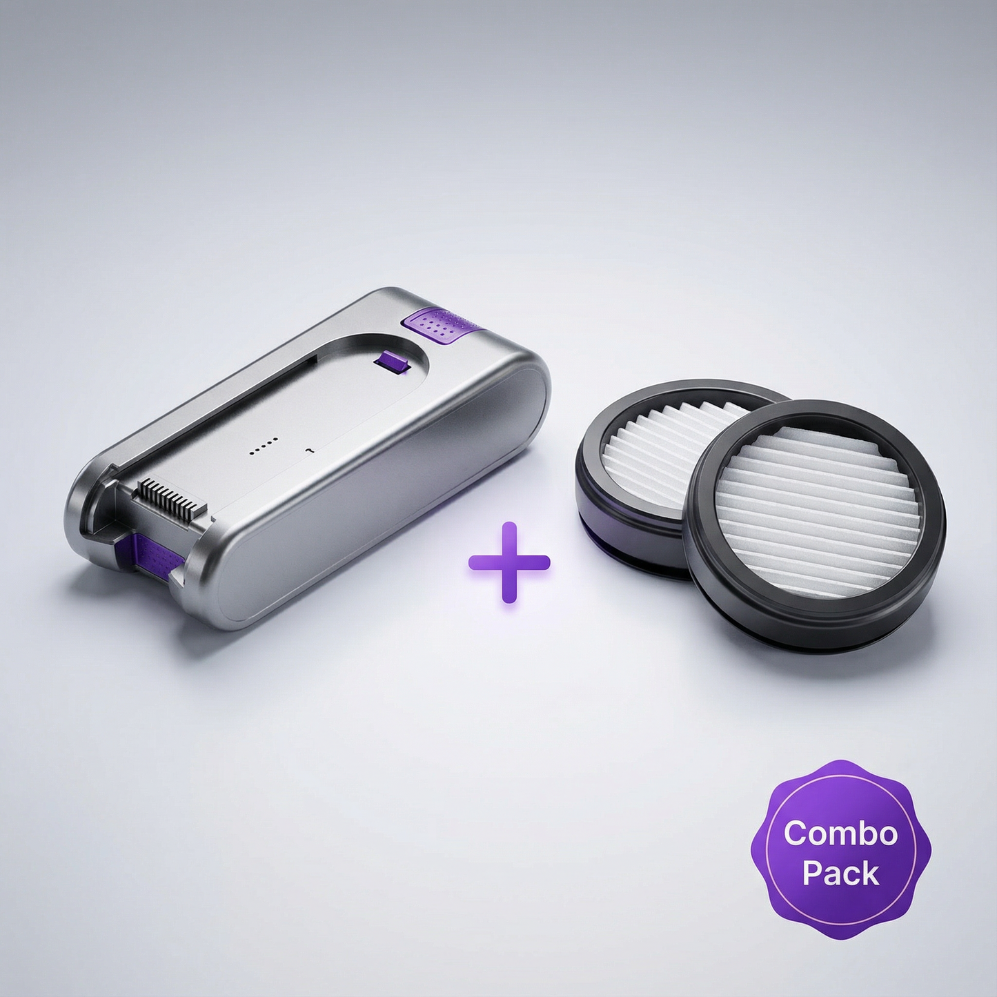 Nyven S3P Replacement Battery + 2 Filter Bundle