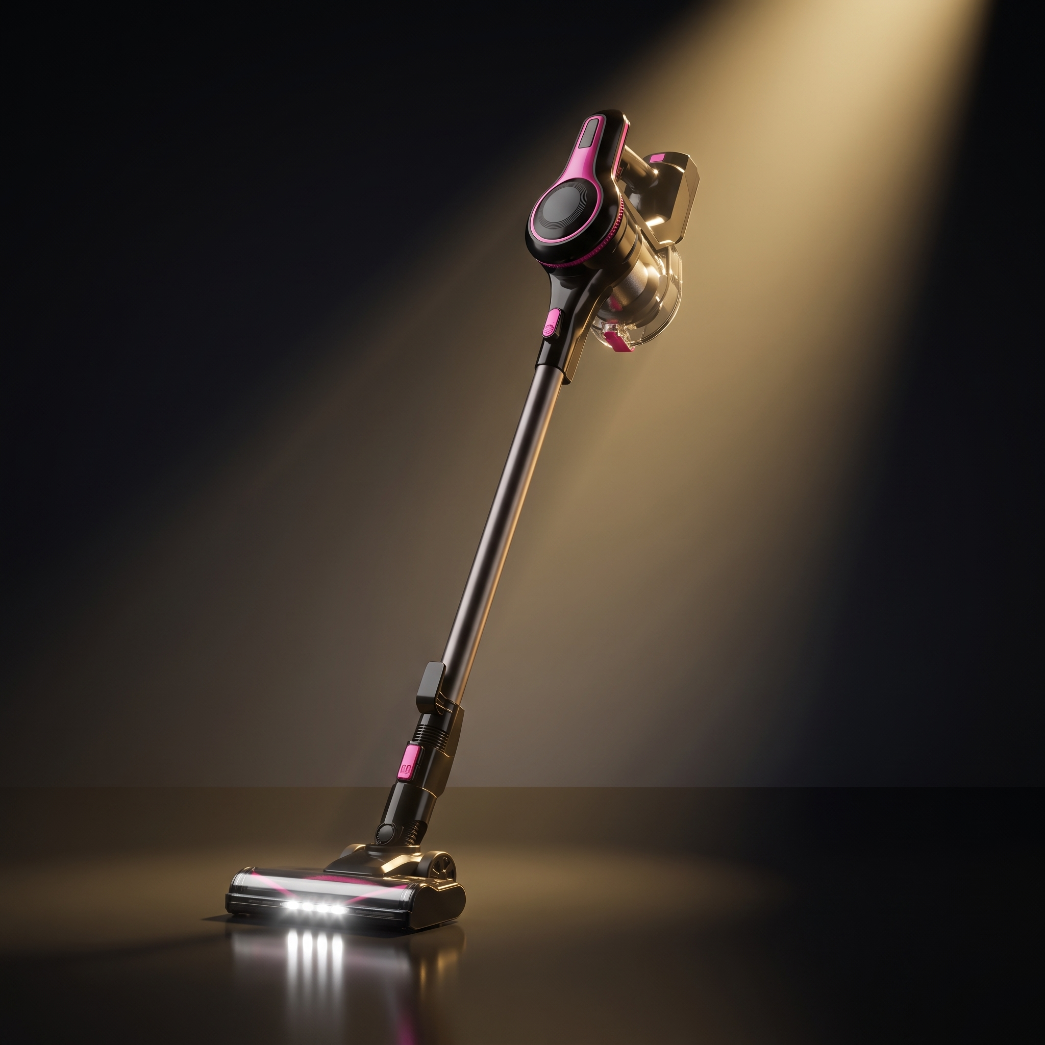The Nyven N520 Glide cordless vacuum, self-standing